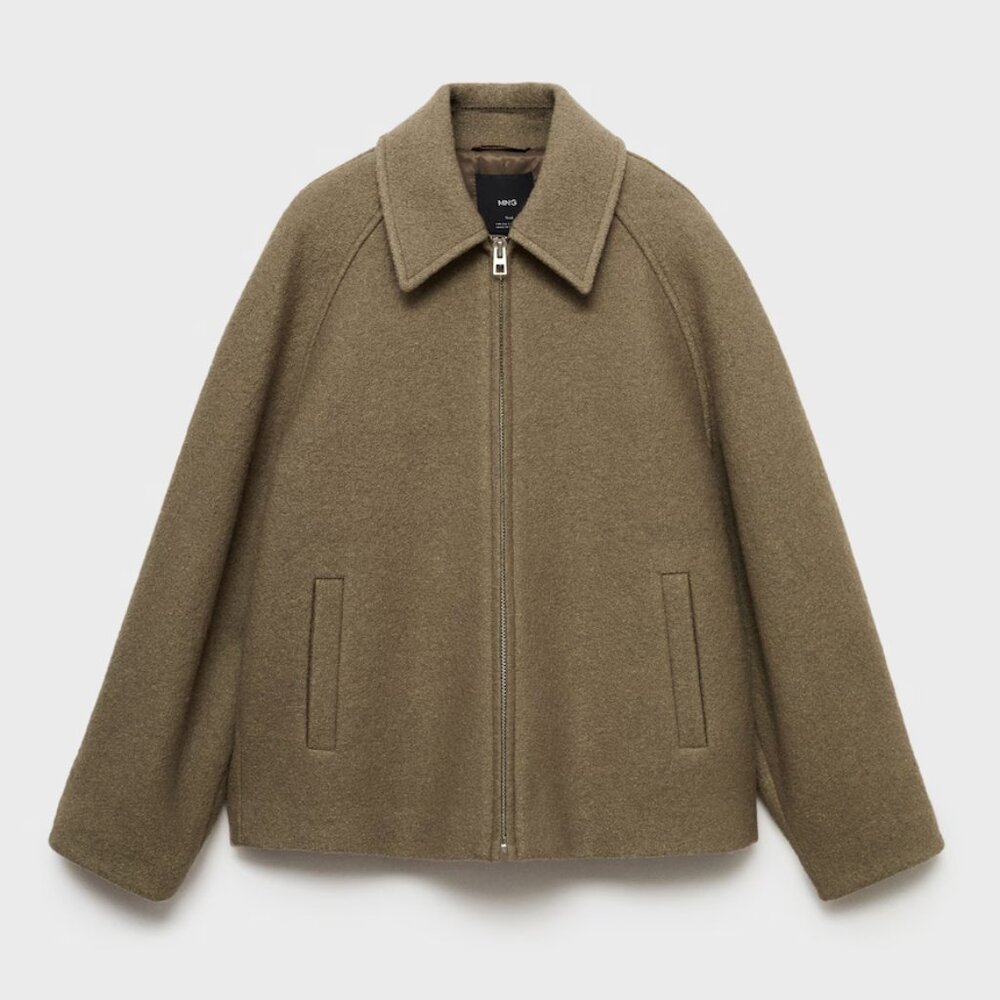 Mango Wool jacket with pockets